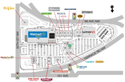 Mapleview Mall Layout Map